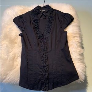 Black bebe blouse